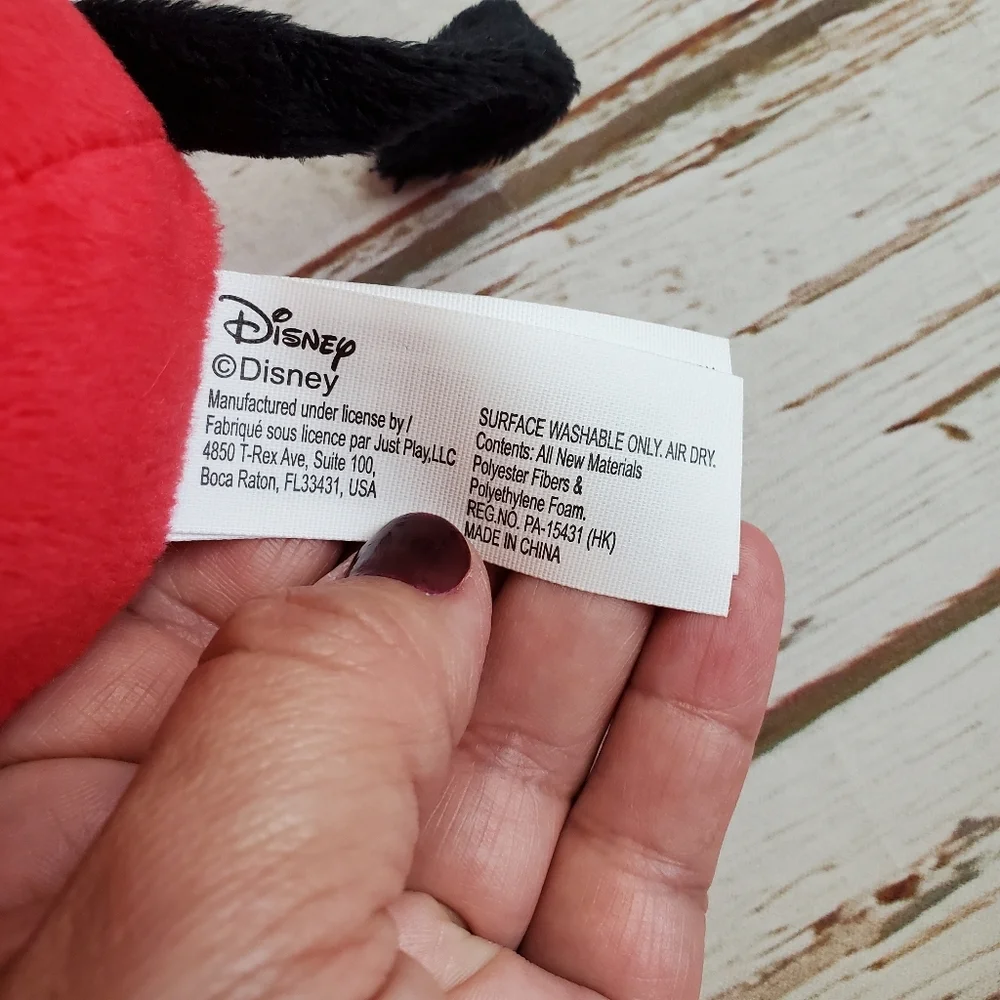 NWT Disney Mickey Mouse Plush Toy 19" Black Red And Yellow - Picture 4 of 7